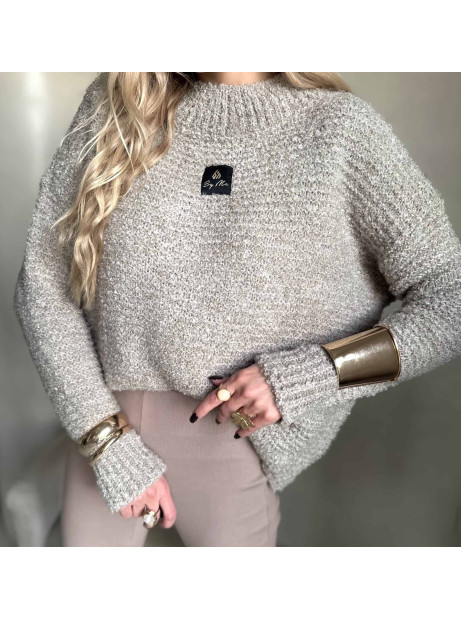 Sweter BUCLA – beżowy