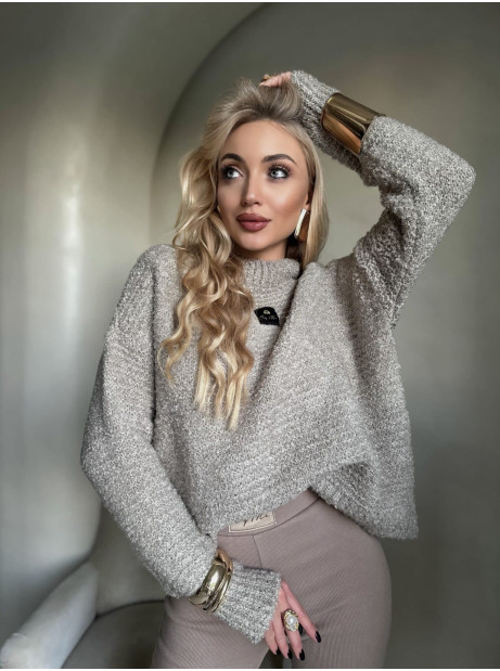 Sweter BUCLA – beżowy