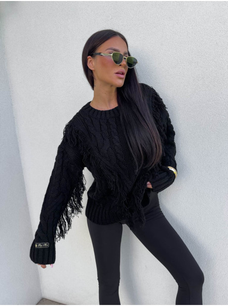 Sweter INDIANA – czarny