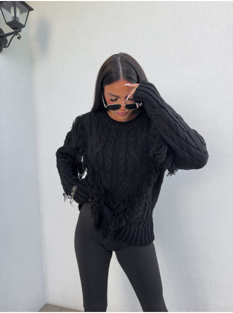 Sweter INDIANA – czarny