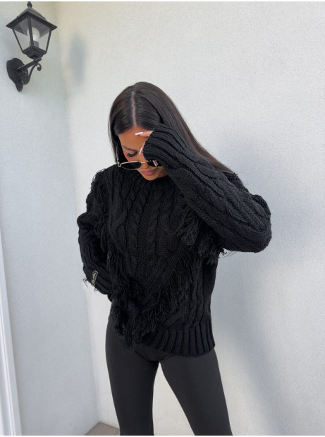 Sweter INDIANA – czarny