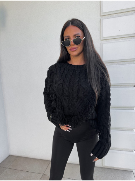Sweter INDIANA – czarny