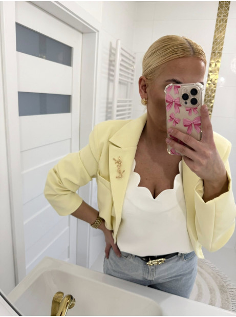 Marynarka Gold Lady - cytryna